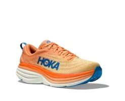 Hoka One One Hoka Bondi 8 Hardloopschoenen Oranje/blauw Heren -Craft Winkel hoka heren bondi 8 1123202 imon 06