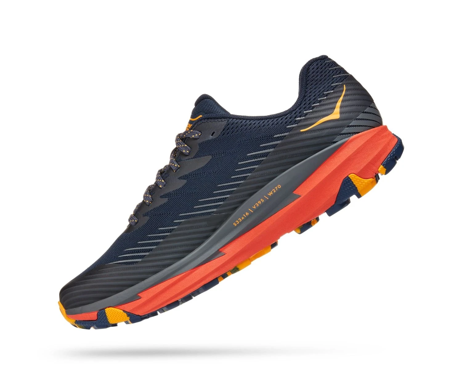 Hoka One One Hoka Torrent 2 Hardloopschoenen Blauw/oranje Heren 4 Hoka One One Hoka Torrent 2 Hardloopschoenen Blauw/oranje Heren - Afbeelding 2
