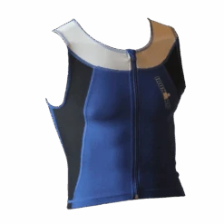Ironman Tritop Frontzip Mouwloos Full Zip Blauw/zwart Heren