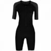 Orca Athlex Aero Race Trisuit Korte Mouw Zwart/zilver Dames