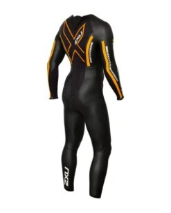 2XU P:1 Propel Lange Mouw Demo Wetsuit Zwart/oranje Heren Maat M -Craft Winkel mw4991c blk flo 002 1