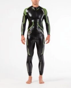 2XU Propel Pro Lange Mouw Wetsuit Zwart/groen Heren -Craft Winkel mw5124c blk ngg 01b
