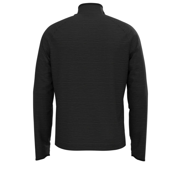 Odlo Run Easy Warm (zip) Millennium Element Hardloopshirt Lange Mouw Zwart Heren 4 Odlo Run Easy Warm (zip) Millennium Element Hardloopshirt Lange Mouw Zwart Heren - Afbeelding 2