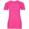 Odlo Essential Seamless Hardloopshirt Korte Mouw Roze Dames -Craft Winkel odlo seamless hardloophirt roze dames 313491 30719 01