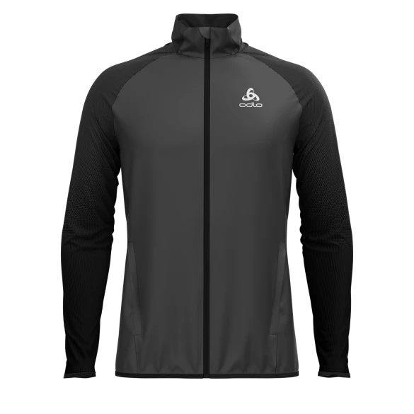 Odlo Zeroweight Pro Warm Hybrid Hardloopjack Zwart Heren 3 Odlo Zeroweight Pro Warm Hybrid Hardloopjack Zwart Heren