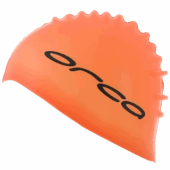 Orca Siliconen Badmuts Swim Cap Oranje