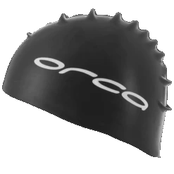 Orca Siliconen Badmuts Swim Cap Zwart