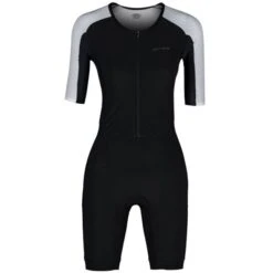 Orca Athlex Aero Race Trisuit Korte Mouw Zwart/wit Dames