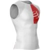 Compressport Postural Mouwloos Compressie Tri Top Wit Heren -Craft Winkel postural tank top man white 1