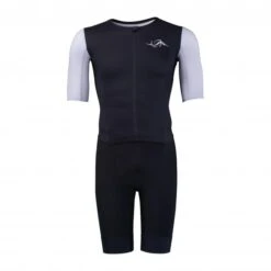 Sailfish Aerosuit Perform Trisuit Korte Mouw Zwart Heren
