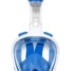 Sea Turtle Flex Full Face Snorkelmasker Wit/blauw
