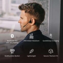 Shokz OpenComm Hoofdtelefoon Zwart -Craft Winkel shokz koptelefoon opencomm c102bk 14