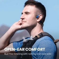 Shokz OpenRun Hoofdtelefoon Blauw -Craft Winkel shokz koptelefoon openrun s803bl 11