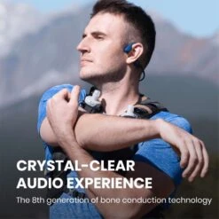 Shokz OpenRun Hoofdtelefoon Blauw -Craft Winkel shokz koptelefoon openrun s803bl 13