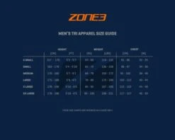 Zone3 Aquaflo Plus Korte Mouw Trisuit Zwart Heren 12 Zone3 Aquaflo Plus Korte Mouw Trisuit Zwart Heren -Craft Winkel sizing guides mens tri apparel 2