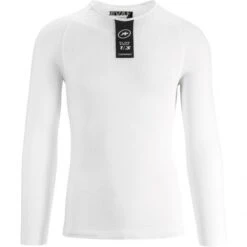 Assos Skinfoil LS Summer Lange Mouw Ondershirt Wit Unisex