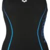Arena Resistor Badpak Zwart/blauw Dames