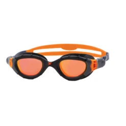 Zoggs Predator Flex Titanium Zwembril Oranje/zwart