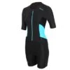 Zone3 Activate Trisuit Korte Mouw Zwart/blauw Dames -Craft Winkel zone3 trisuits dames activate zwart blauw