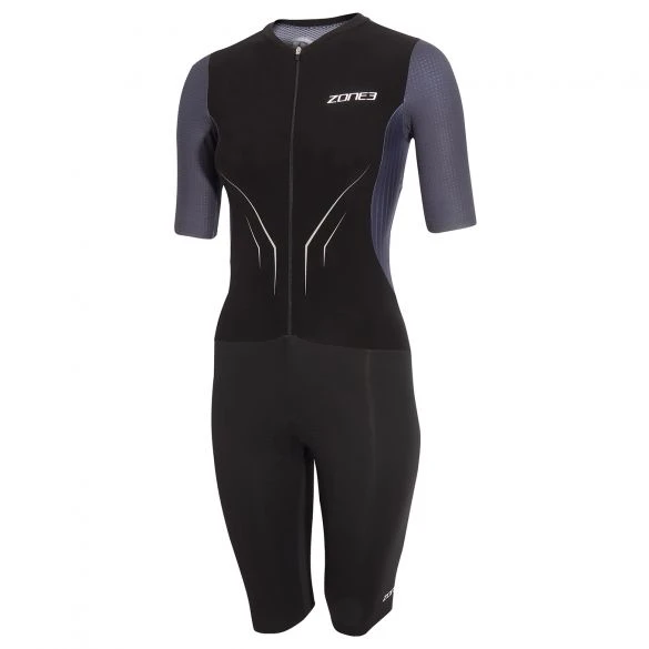 Zone3 Aeroforce X Korte Mouw Trisuit Zwart/grijs Dames 3 Zone3 Aeroforce X Korte Mouw Trisuit Zwart/grijs Dames