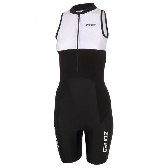 Zone3 Lava Long Distance Mouwloos Trisuit Zwart/wit Dames 3 Zone3 Lava Long Distance Mouwloos Trisuit Zwart/wit Dames