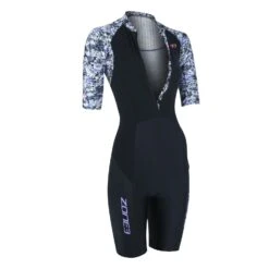Zone3 Lava Korte Mouw Trisuit Grijs Dames -Craft Winkel zts23wlss109